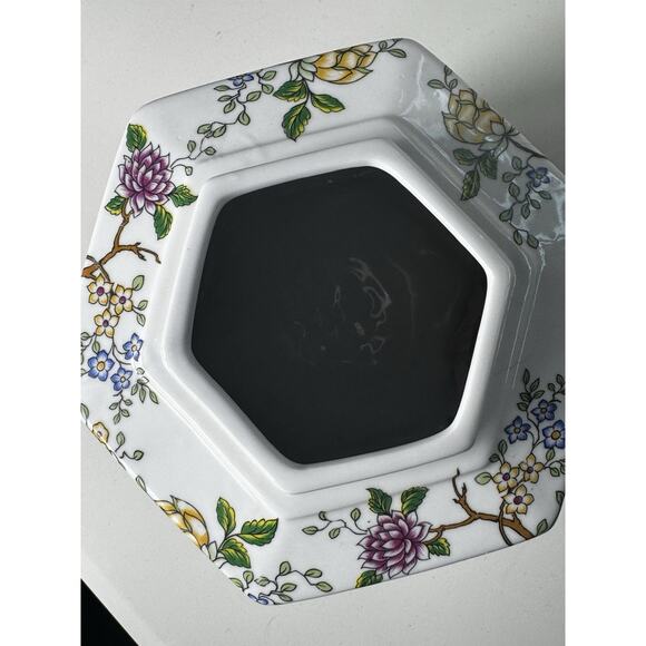 Classic Galt Lidded Ginger Jar – Floral Chinoiserie Porcelain – 10” – China Vtg - Picture 13 of 16